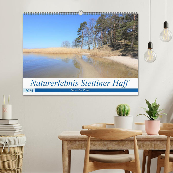 Naturerlebnis Stettiner Haff (CALVENDO Wandkalender 2024)
