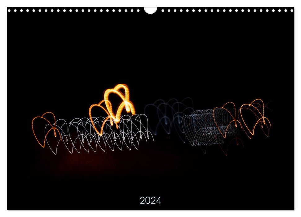 Lichtspuren (CALVENDO Wandkalender 2024)
