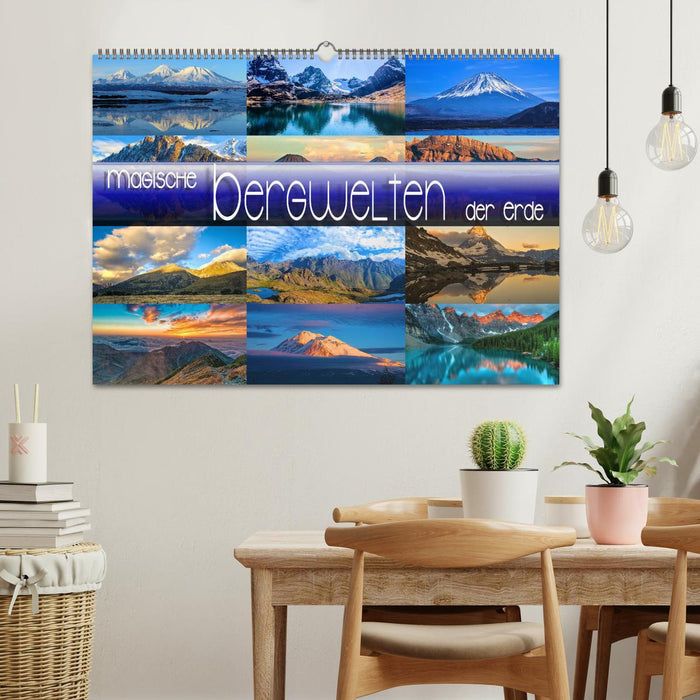 Magische Bergwelten der Erde (CALVENDO Wandkalender 2024)
