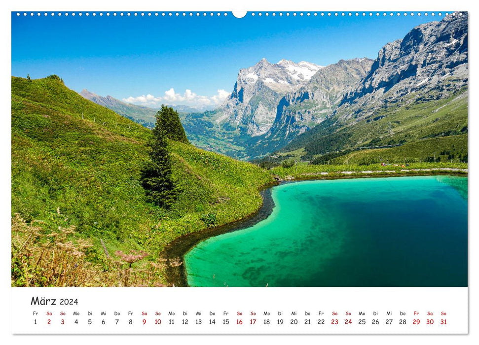 Wunderschöne Schweiz (CALVENDO Wandkalender 2024)