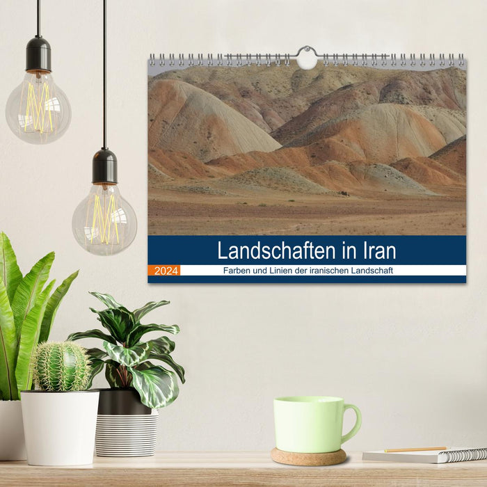 Paysages d'Iran - Couleurs et lignes du paysage iranien (Calendrier mural CALVENDO 2024) 