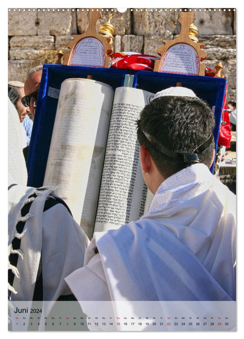 La Torah. Livres d'instructions (Calendrier mural CALVENDO 2024) 