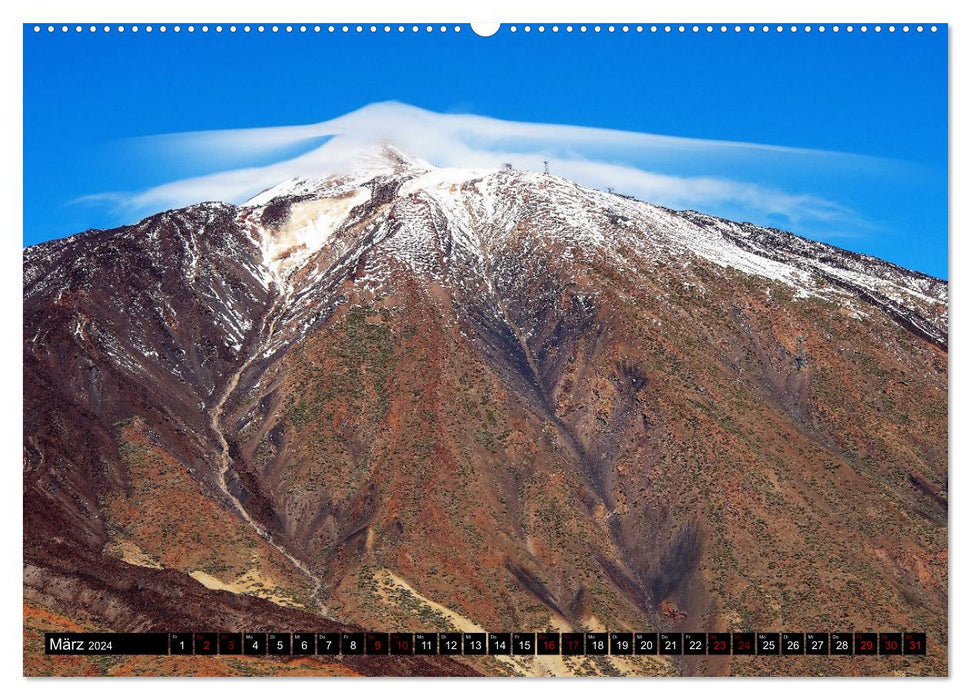 El Teide et les Canadas (calendrier mural CALVENDO 2024) 