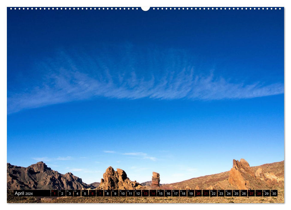 El Teide et les Canadas (calendrier mural CALVENDO 2024) 