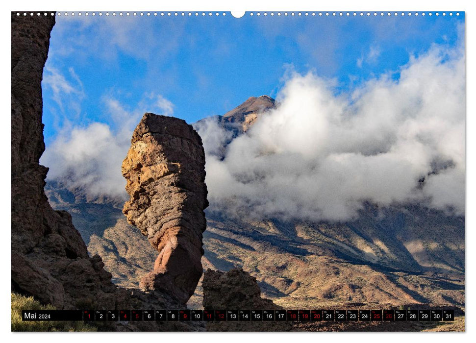 El Teide und die Canadas (CALVENDO Wandkalender 2024)