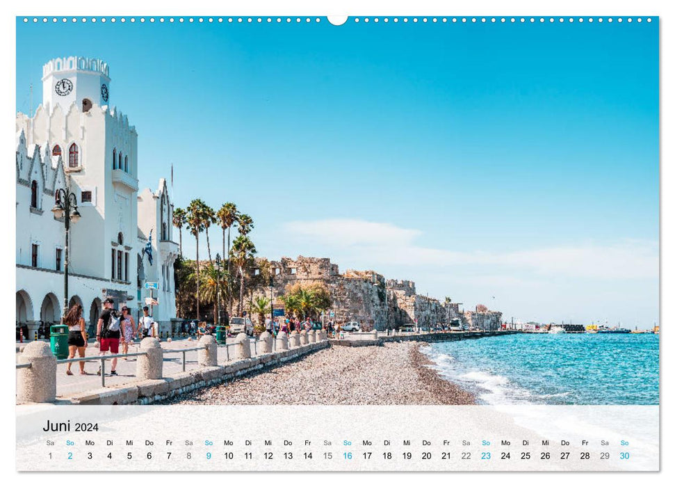 Insel Kos - Badeparadies der Südägäis (CALVENDO Premium Wandkalender 2024)