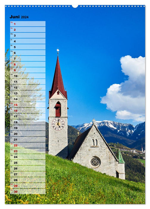 Süd-Tirol Terminplaner (CALVENDO Wandkalender 2024)