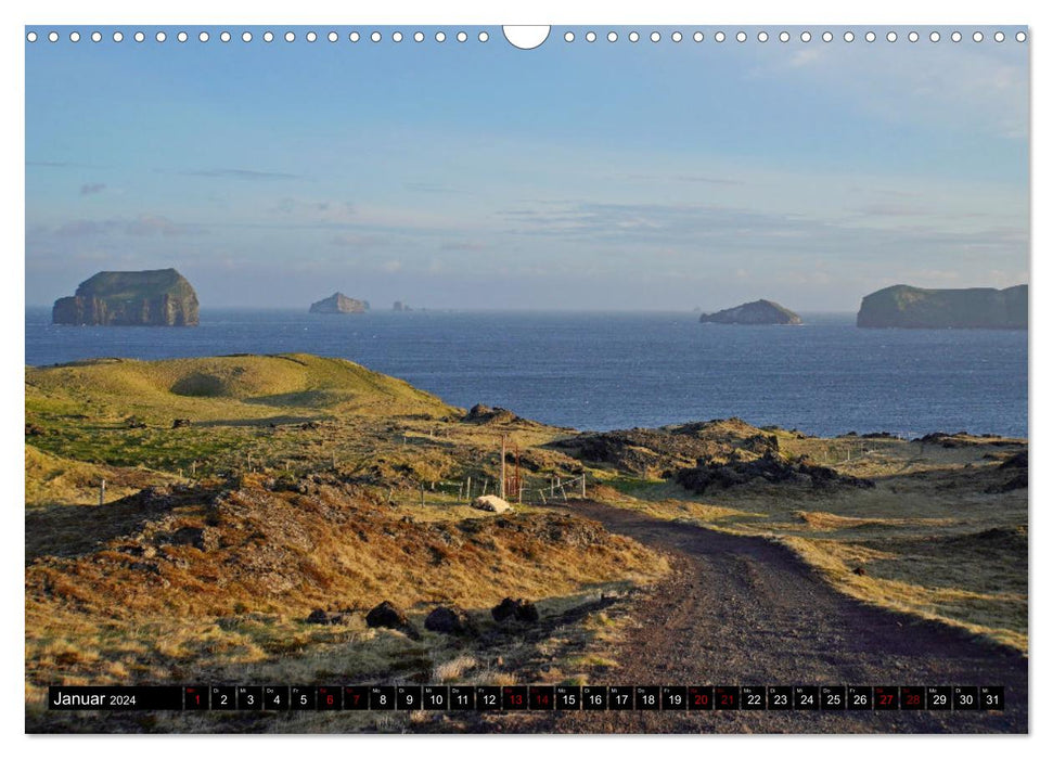 Heimaey - Islands bezaubernde Vulkaninsel (CALVENDO Wandkalender 2024)