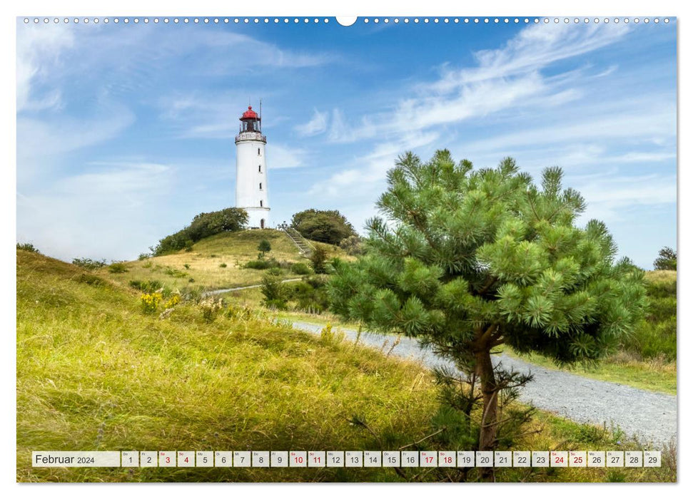 RÜGEN ET HIDDENSEE Une fin d'été fantastique (Calvendo Premium Wall Calendar 2024) 
