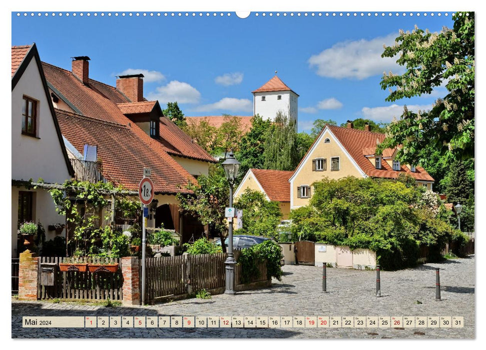 Komm mit Ausflugsziele rund um Augsburg (CALVENDO Premium Wandkalender 2024)