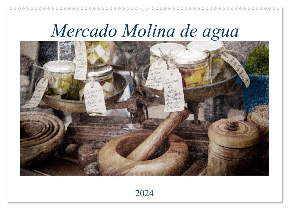 Mercado Molina de agua (CALVENDO Wandkalender 2024)