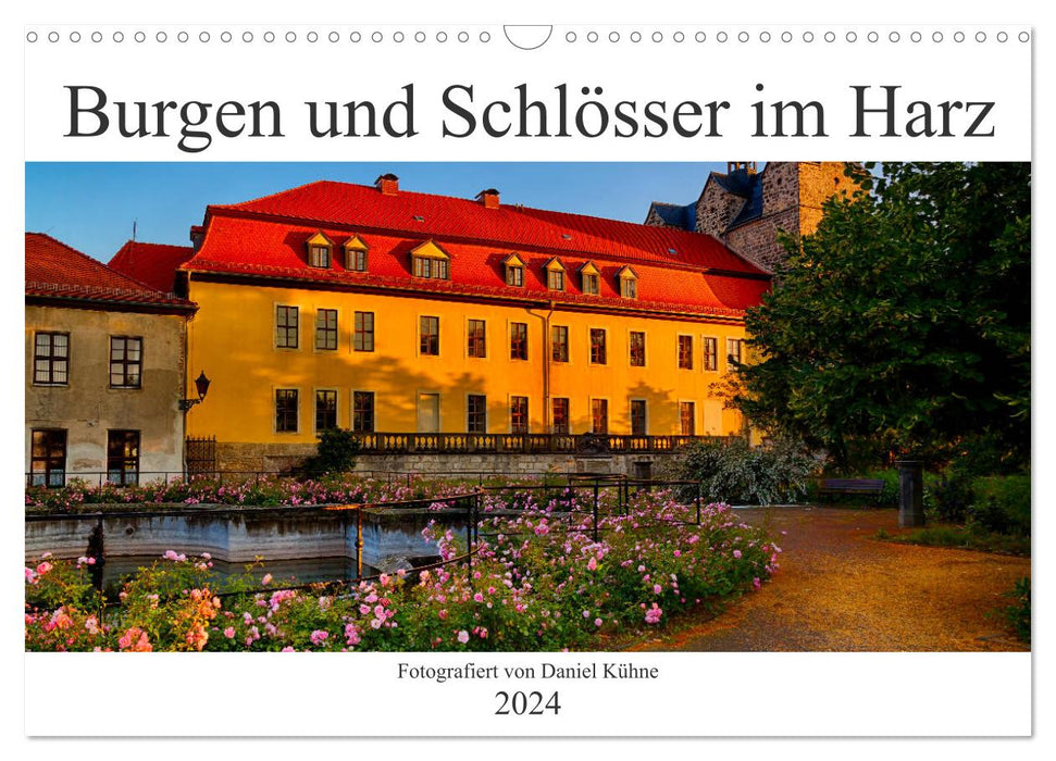 Châteaux et palais du Harz (calendrier mural CALVENDO 2024) 