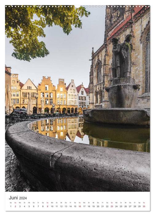 Münster - Stadt und Natur (CALVENDO Wandkalender 2024)