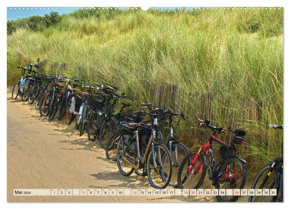 Holland, Wasser, Land und Windmühlen (CALVENDO Wandkalender 2024)