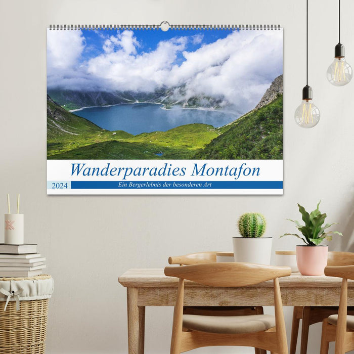 Paradis de la randonnée du Montafon (Calendrier mural CALVENDO 2024) 