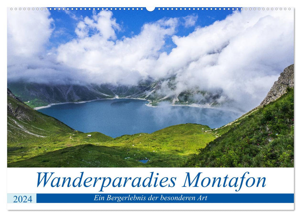 Paradis de la randonnée du Montafon (Calendrier mural CALVENDO 2024) 