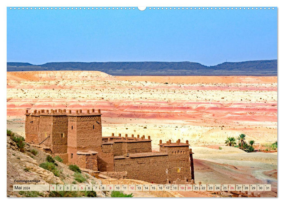 Maroc – Symphonie de lumière et de couleurs (Calendrier mural CALVENDO Premium 2024) 