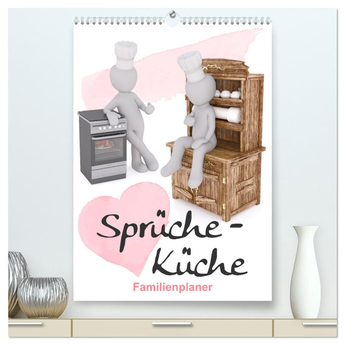 Sprüche-Küche (CALVENDO Premium Wandkalender 2024)