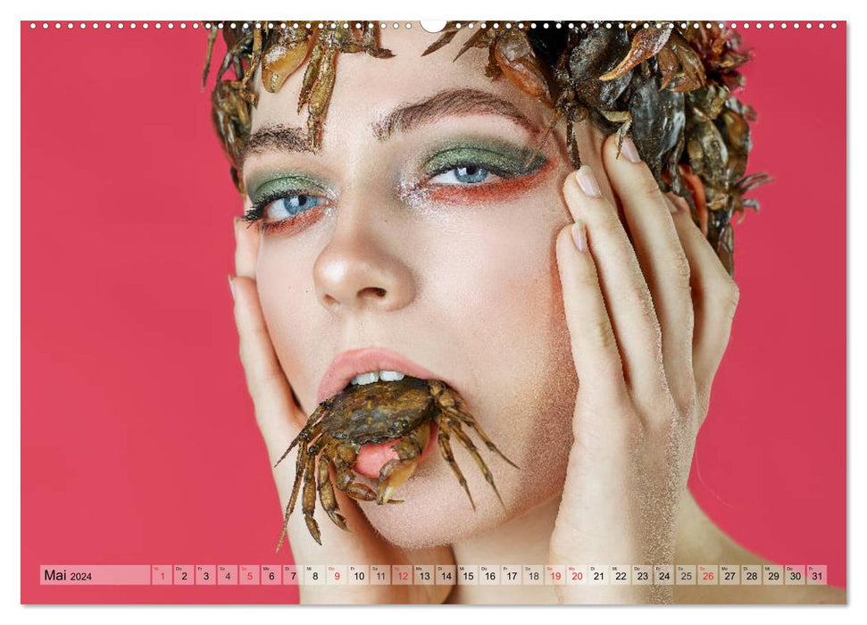 Beauty Faces - fotografiert von Michael Allmaier (CALVENDO Wandkalender 2024)