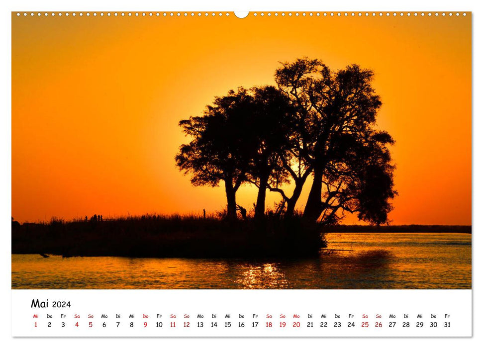 Nature et paysage. Afrique australe 2024 (calendrier mural CALVENDO 2024) 