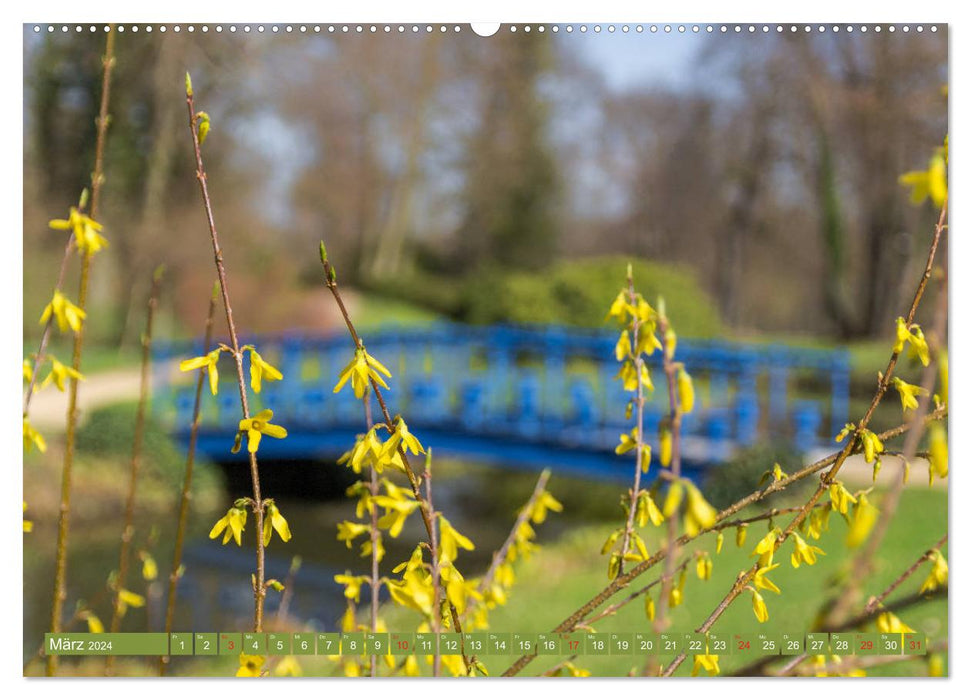 Parc Fürst Pückler (Calvendo Premium Calendrier mural 2024) 