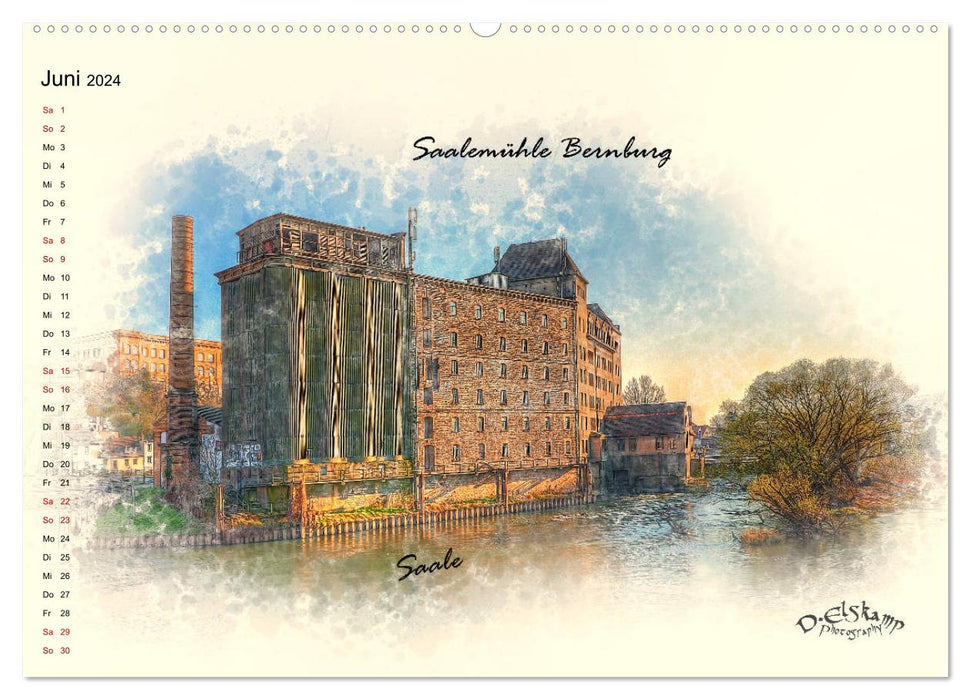 Bernburg meine Stadt (CALVENDO Premium Wandkalender 2024)