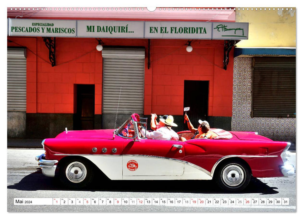 BUICK 1955 - Un cabriolet de rêve à Cuba (Calendrier mural CALVENDO Premium 2024) 