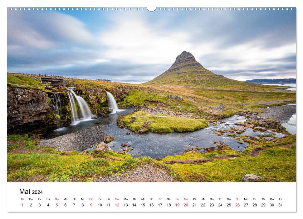 Island - Eine Welt aus Feuer und Eis (CALVENDO Wandkalender 2024)