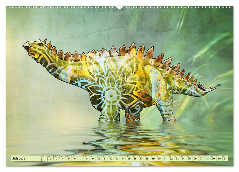 Tiere - kreative Kunstwerke (CALVENDO Premium Wandkalender 2024)