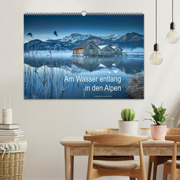 Au fil de l'eau dans les Alpes (Calendrier mural CALVENDO 2024) 