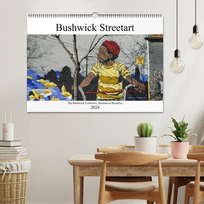 Bushwick Street Art (CALVENDO Wall Calendar 2024) 