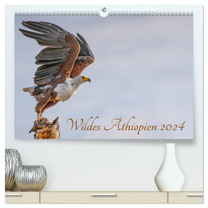 Wildes Äthiopien (CALVENDO Premium Wandkalender 2024)
