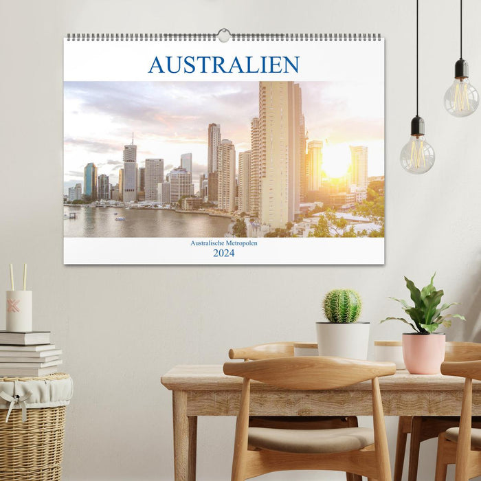 Australia - Australian metropolises (CALVENDO wall calendar 2024) 