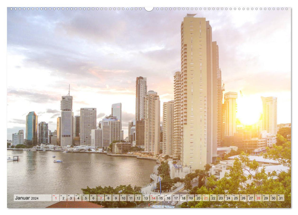 Australia - Australian metropolises (CALVENDO wall calendar 2024) 