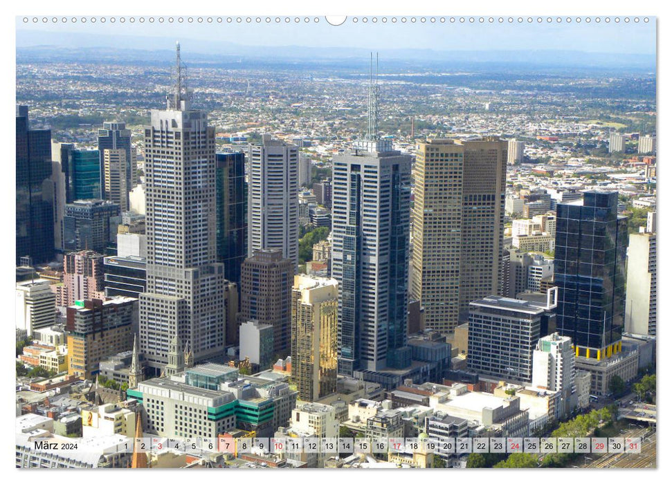 Australia - Australian metropolises (CALVENDO wall calendar 2024) 