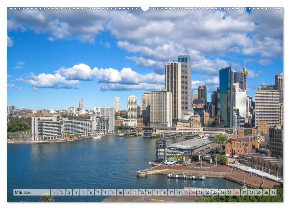 Australia - Australian metropolises (CALVENDO wall calendar 2024) 
