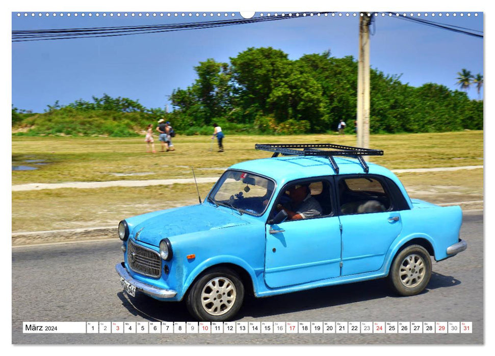 Fiat Nuova 1100 - An Italian classic (CALVENDO Premium Wall Calendar 2024) 