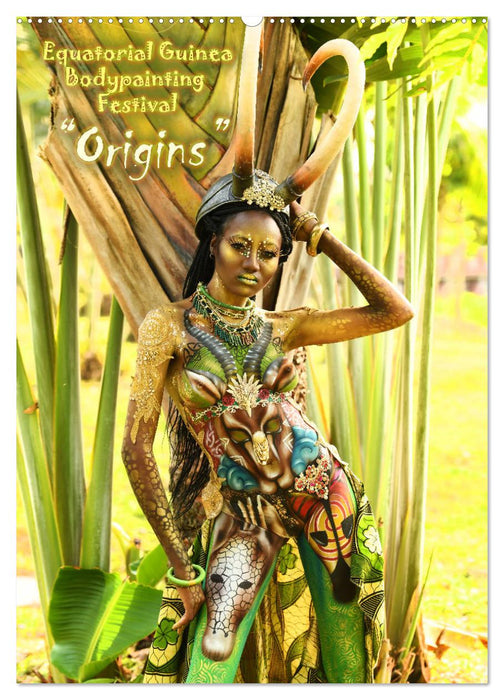 Equatorial Guinea Bodypainting Festival "Origins" (CALVENDO wall calendar 2024) 