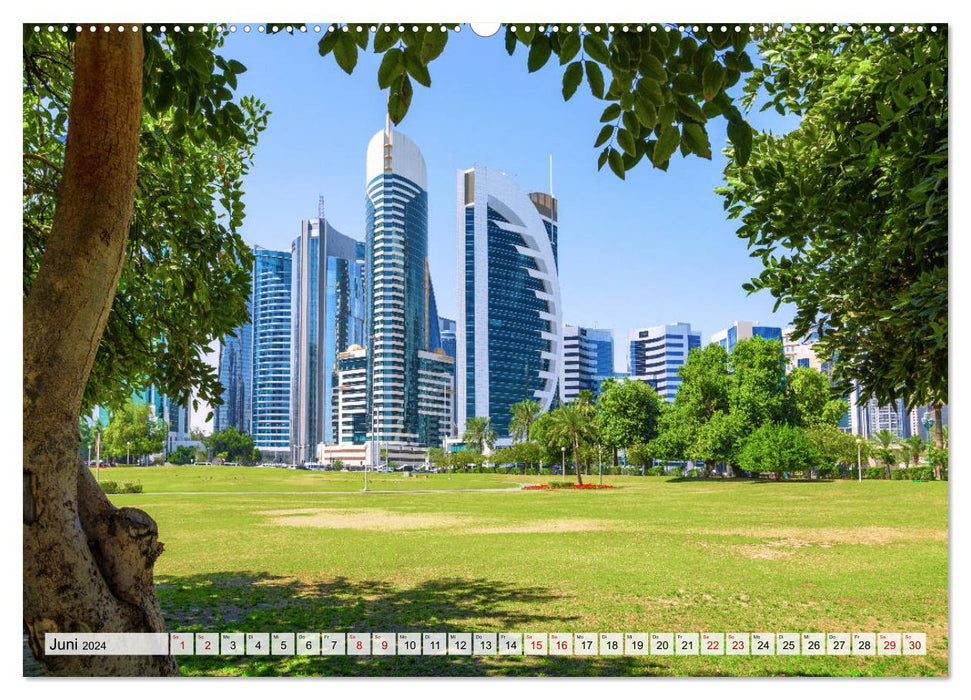 Doha - Capital of Qatar (CALVENDO wall calendar 2024) 