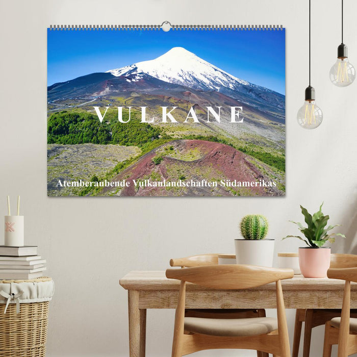 VOLCANOES: Breathtaking volcanic landscapes of South America (CALVENDO wall calendar 2024) 