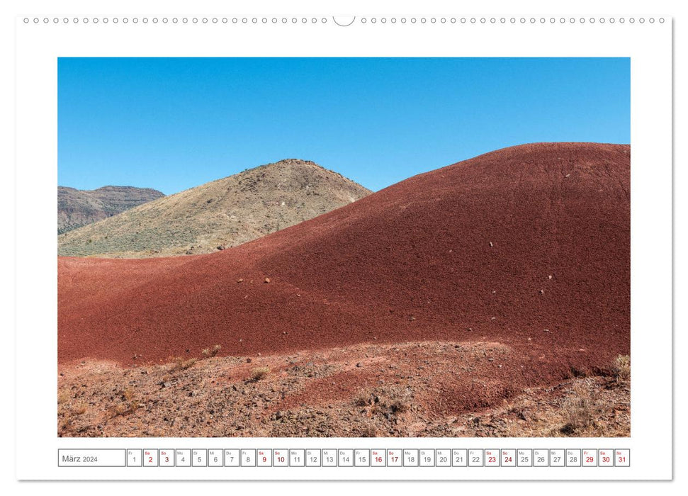 PAINTED HILLS - Oregon's colorful hills (CALVENDO wall calendar 2024) 