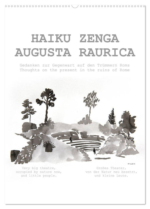 HAIKU ZENGA AUGUSTA RAURICA (CALVENDO wall calendar 2024) 