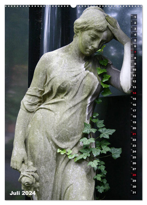 Friedhofsengel in Berlin (CALVENDO Premium Wandkalender 2024)