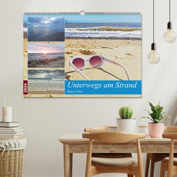 Out and about on the beach (CALVENDO wall calendar 2024) 