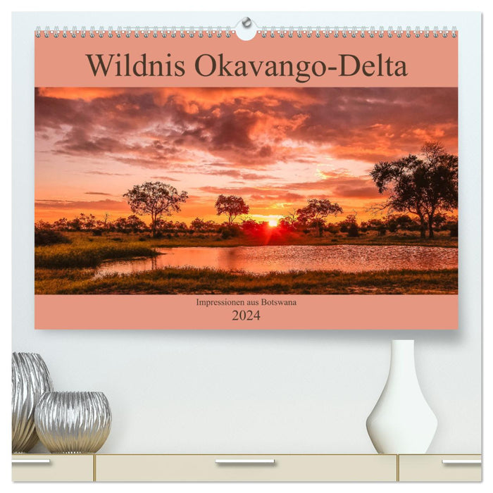 Wilderness Okavango Delta (CALVENDO Premium Wall Calendar 2024) 