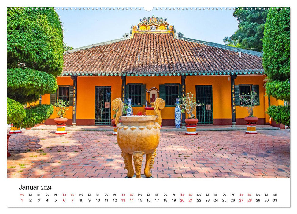 Ho-Chi-Minh-Stadt - Stadt mit besonderem Zauber (CALVENDO Premium Wandkalender 2024)