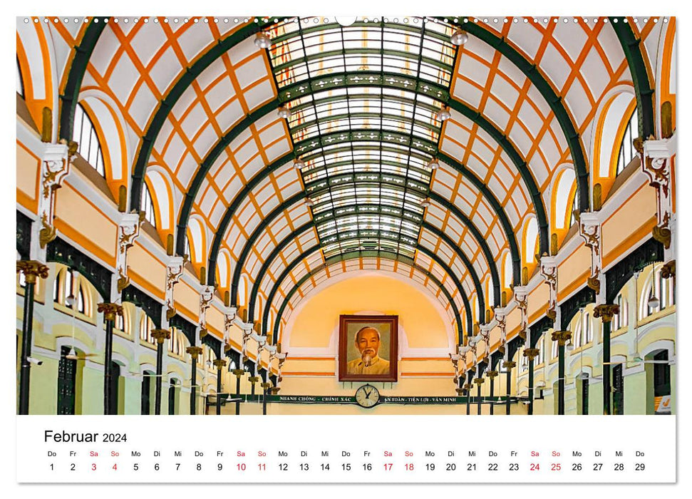 Ho-Chi-Minh-Stadt - Stadt mit besonderem Zauber (CALVENDO Premium Wandkalender 2024)