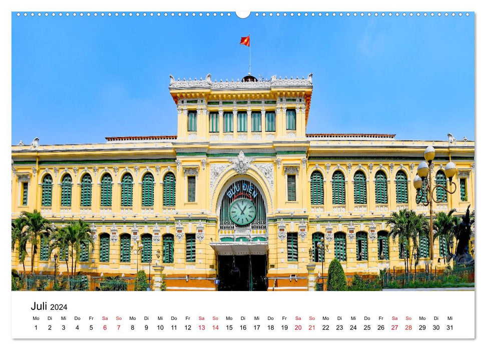 Ho-Chi-Minh-Stadt - Stadt mit besonderem Zauber (CALVENDO Premium Wandkalender 2024)