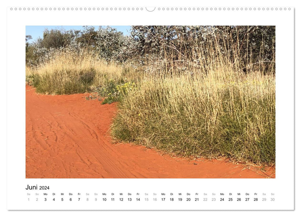 Dream destination Australia - In the Red Center 2024 (CALVENDO Premium Wall Calendar 2024) 