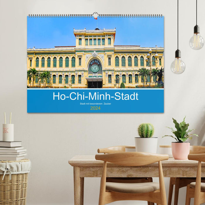 Ho-Chi-Minh-Stadt - Stadt mit besonderem Zauber (CALVENDO Wandkalender 2024)